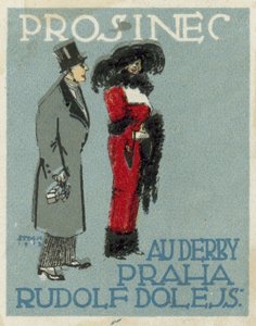 Dezember. Au Derby Rudolf Dole Mode, Prag
