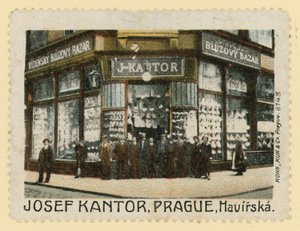 Ladenfront von Josef Kantor, Prag