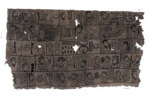 Christlicher Kalender im Hieroglyphen-Aztekenstil von D.K. (after) Bonatti