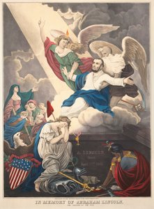 Zum Gedenken an Abraham Lincoln: Die Belohnung der Gerechten, 1865 von D. T. Wiest