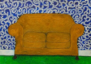 Gemütliches Wohnzimmer Sofa von Dale Hefer & Family