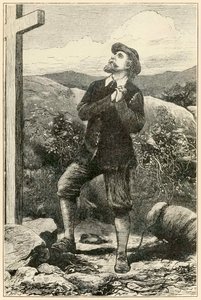 „Christian vor dem Kreuz“ aus „Die Pilgerreise von dieser Welt zu der, die kommen wird“ von John Bunyan