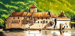 Schloss Chillon von Dan Escott