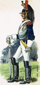 Französischer Kürassier der kaiserlichen Armee Frankreichs von Dan Escott