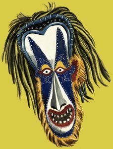 Japanische Theatermaske von Dan Escott