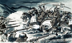 Die Schlacht von Nagashino im Jahr 1575 von Dan Escott