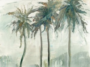 Vom Wind verwehte Palmen