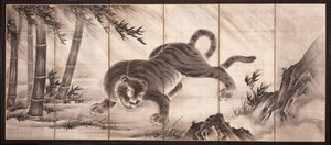 Tiger [links vom Paar Drache und Tiger], Mitte des 16. Jahrhunderts