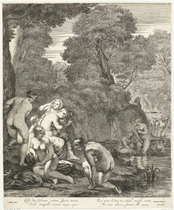 Diana und ihre Nymphen von Actaeon entdeckt von Dancker Danckerts