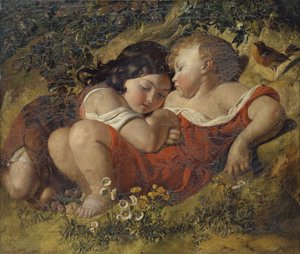 Kinder im Wald von Daniel Maclise