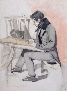 Henry Sass, um 1830 von Daniel Maclise