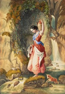 Georgina Hogarth vor St. Nectan