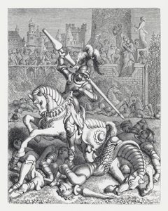 Illustration zu Tennysons Gedicht, Die Prinzessin von Daniel (after) Maclise
