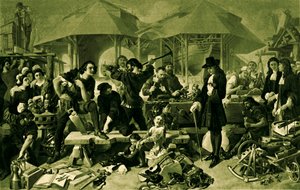 Peter der Große in der Werft von Deptford von Daniel 1806 70 Maclise