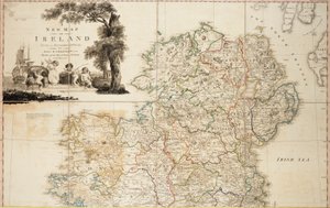 Eine neue Karte von Irland zivil und kirchlich von Daniel Augustus Beaufort