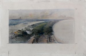 South Shore Park, Chicago, Illinois, Entwurfsskizze von Daniel Burnham