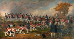 Das 6. (1. Royal Warwickshire) Regiment zu Fuß bei einer Übung in Portsmouth