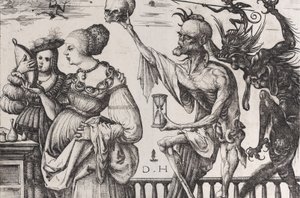 Tod und Teufel überraschen zwei Frauen