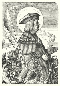 Maximilian I., Heiliger Römischer Kaiser, als St. Georg