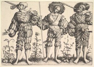 Drei deutsche Soldaten von Daniel Hopfer