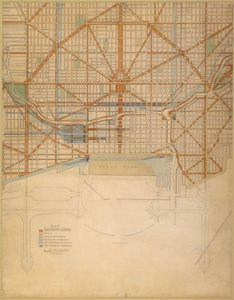 Tafel 111 aus dem Plan von Chicago von Daniel Hudson Burnham