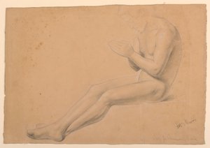 Studie für "Kommunion der Kranken", 1844–45