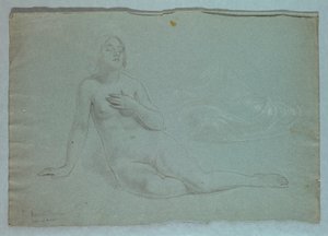 Studie für "Mercys Traum" von Daniel Huntington