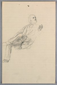 Zeichnung, Studie für "Wissenschaftliche Gruppe", 1858