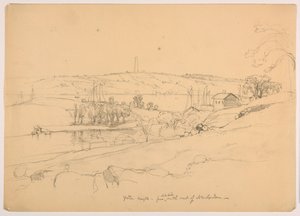 Groton Heights vom Hügel nordöstlich von New London von Daniel Huntington