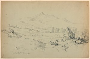 Mount Chocorua vom Hügel in der Nähe von Tamworth, südwestlich des Sees