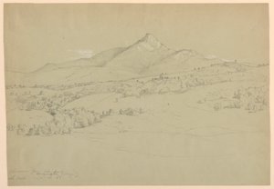 Mount Chocorua vom Hügel nahe Tamworth Village