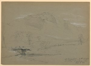 Mount Mansfield von Pleasant Valley Road, Cambridge, Vermont