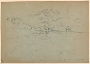 Mount Washington, Mount Madison und Mount Adams von der Brücke nördlich von Gorham, New Hampshire von Daniel Huntington