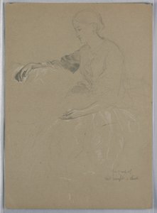 Mrs. William Wright und Kind