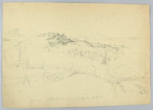 Auf der höchsten Straße nach Chocorua, Blick nach Norden, in der Nähe von Canas Pond