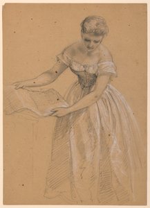 Stehende Frau von Daniel Huntington