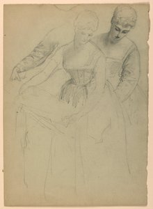 Stehende Frau