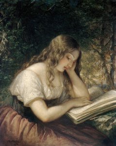 Studie im Wald von Daniel Huntington