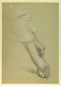 Studie von Füßen für "Gerechtigkeit und Frieden" von Daniel Huntington