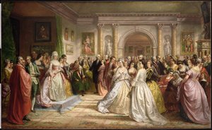 Der republikanische Hof (Lady Washingtons Empfang) 1861