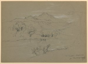 Blick auf den Mount Mansfield von Cambridge, Vermont von Daniel Huntington