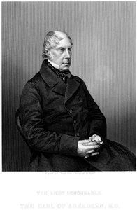 George Gordon, 4. Earl of Aberdeen 1784-1860, schottischer Staatsmann, ca. 1860 von Daniel John Pound