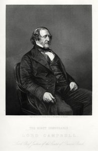 John Campbell, 1. Baron Campbell, britischer liberaler Politiker und Anwalt, um 1880