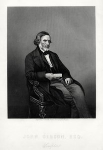 John Gibson, 1790-1866, britischer Bildhauer, um 1880