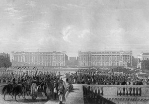 Der Einzug der Alliierten in Paris, 1815, ca. 1857 von Daniel John Pound
