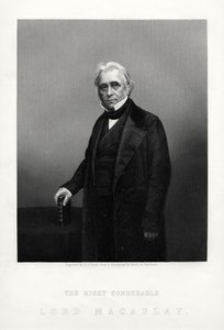 Thomas Babington Macaulay, britischer Dichter, Historiker und Whig-Politiker, um 1880