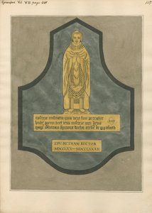 Messingplatte für Thomas Symons aus der Kirche von Greenford