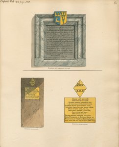 Denkmal für Elizabeth Grene und Anne Grey aus der Kirche von Enfield