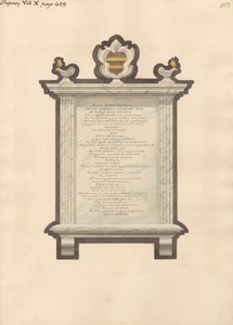Denkmal für Jacob Augustus Blondel aus der Stepney Kirche