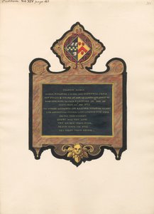 Gedenkstätte für Mary Heigham aus der East Ham Kirche